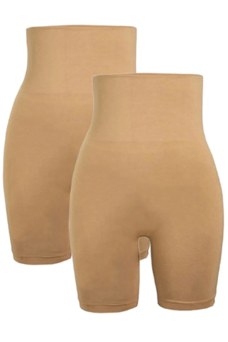 Soft basic - Soffi High shorts 2 pak - nude