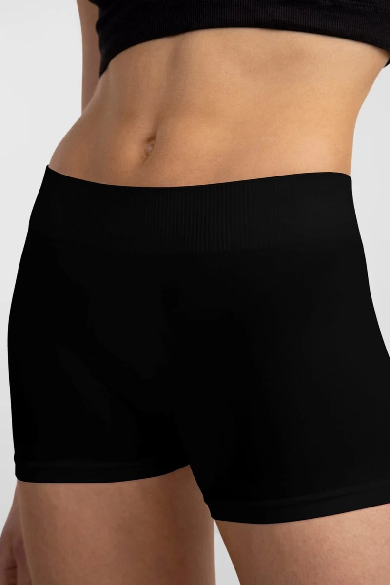 Pieces - London Mini Shorts - Black