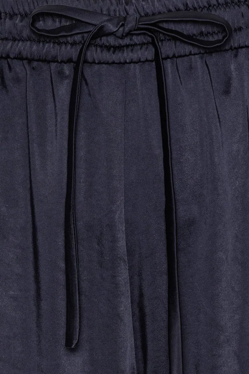 Karmamia - Garcia Pants - Navy Rich Satin