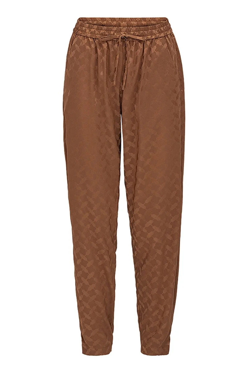 Karmamia - Cora Pants - Camel Keffiyeh Jacquard