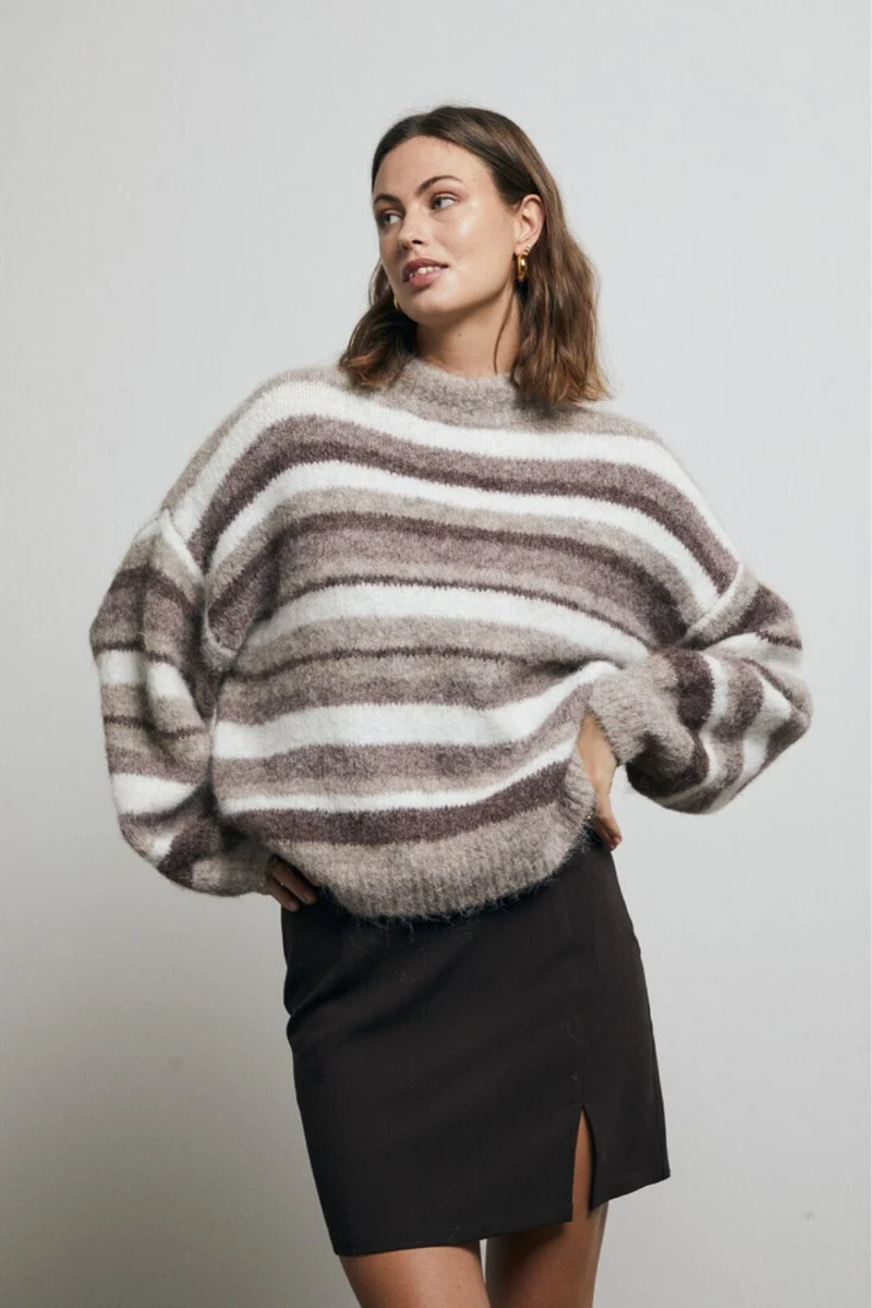 A-VIEW - Annali Skirt-1 - 117 Brown
