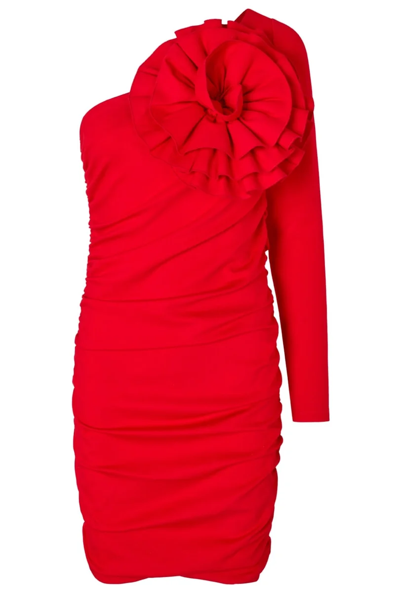 Cras - Samcras Dress - 4012 4012 Fiery Red