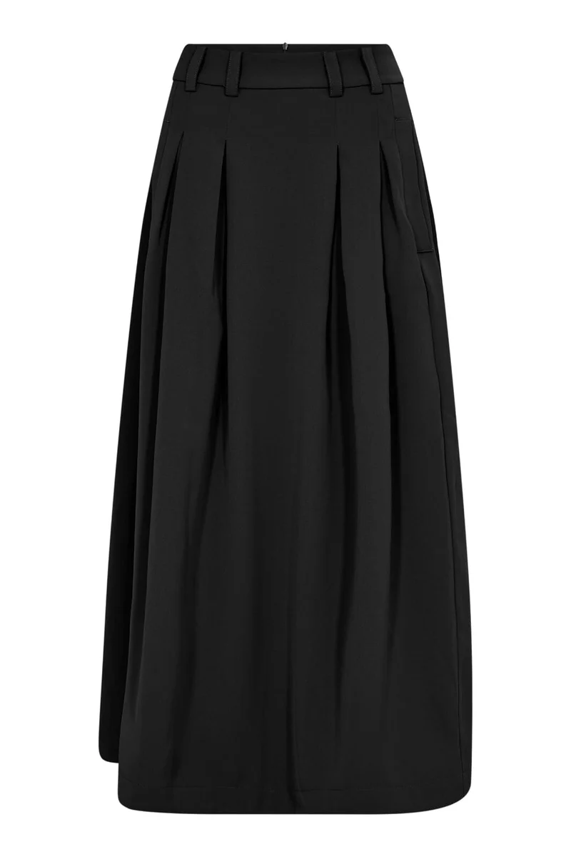 Co´Couture - Anyacc Pleat Skirt 34178 - 96 Black