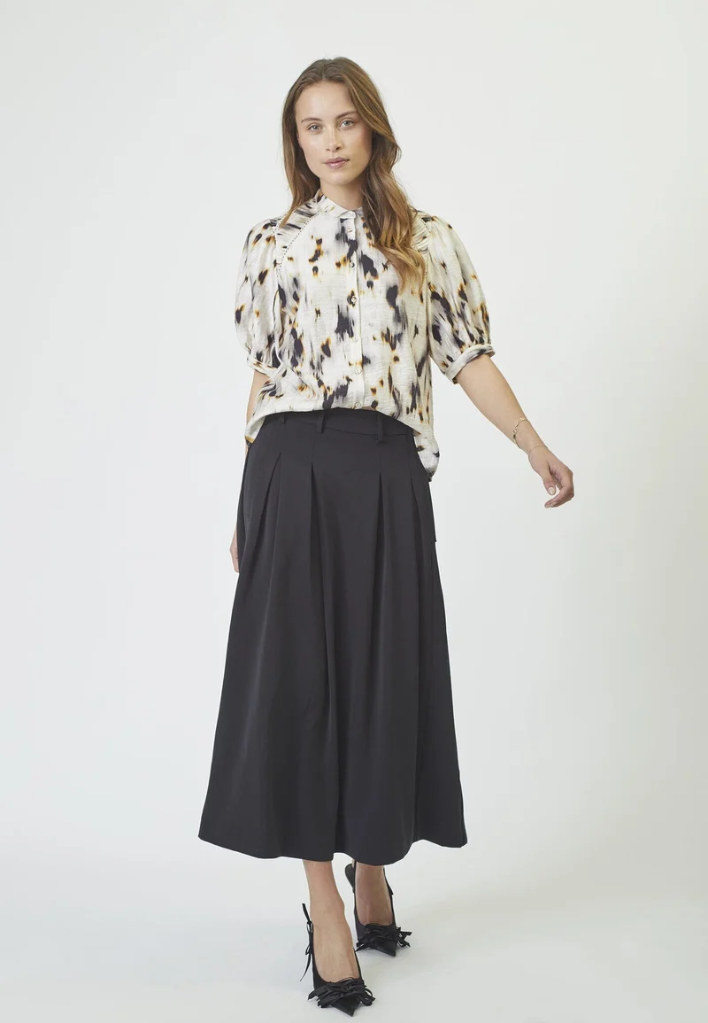 Co´Couture - Anyacc Pleat Skirt 34178 - 96 Black