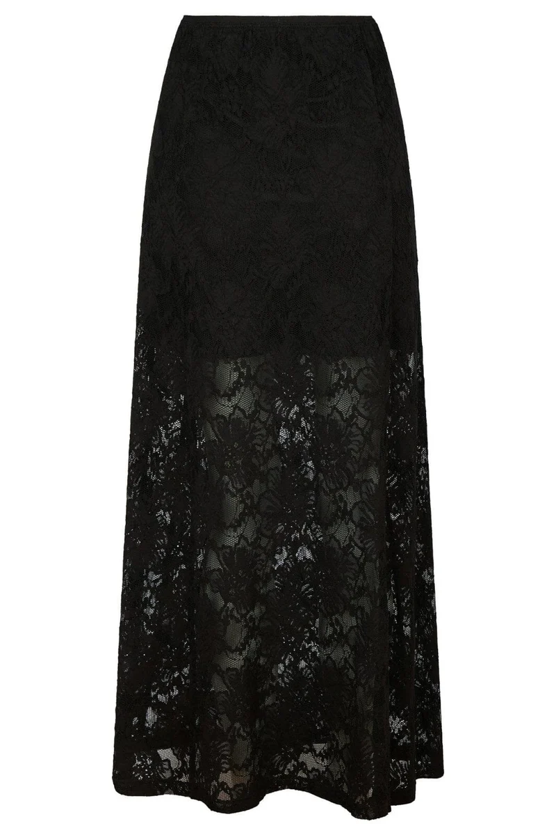 Neo Noir - Emmie Lace Skirt 163608 - Black