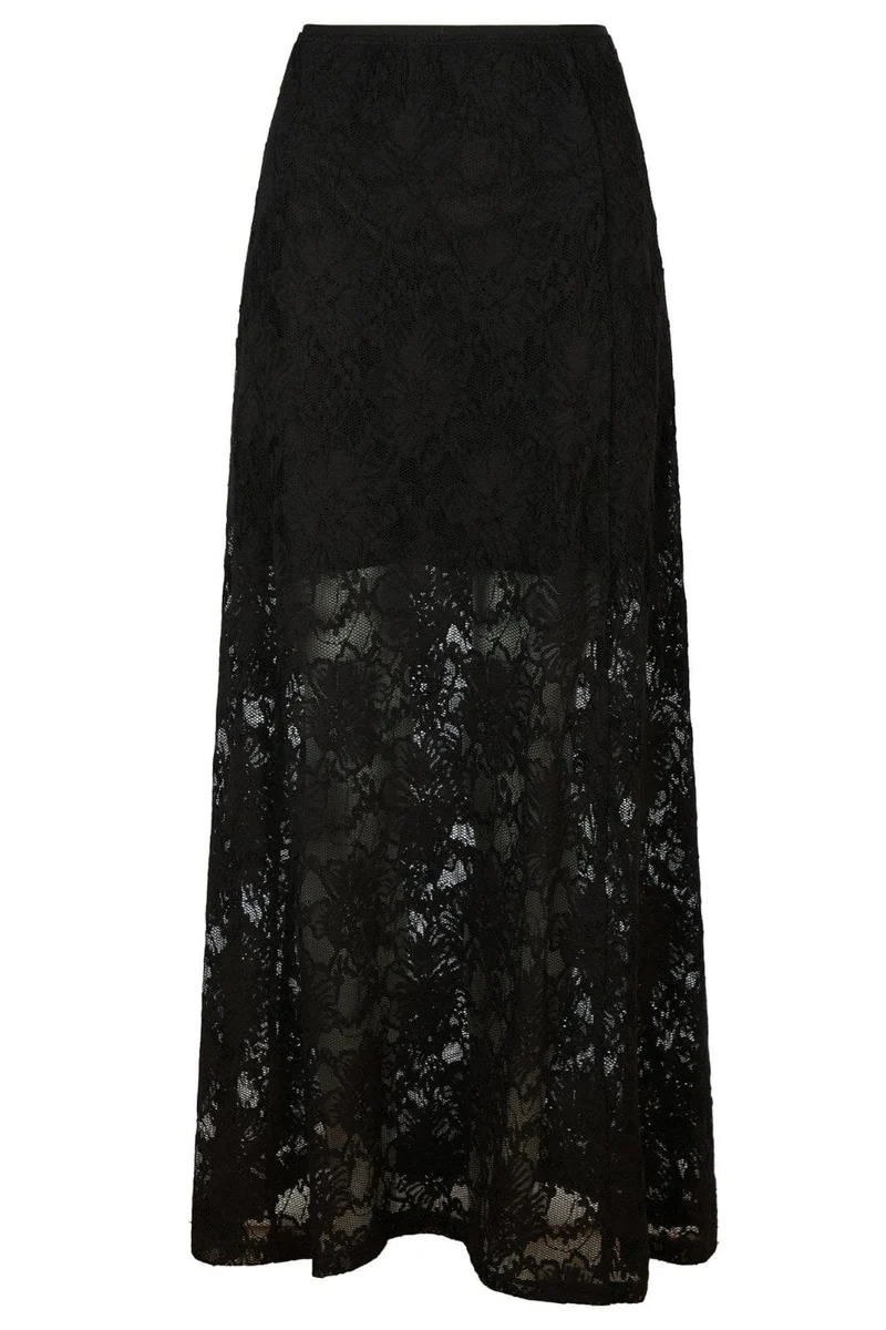 Neo Noir - Emmie Lace Skirt 163608 - Black