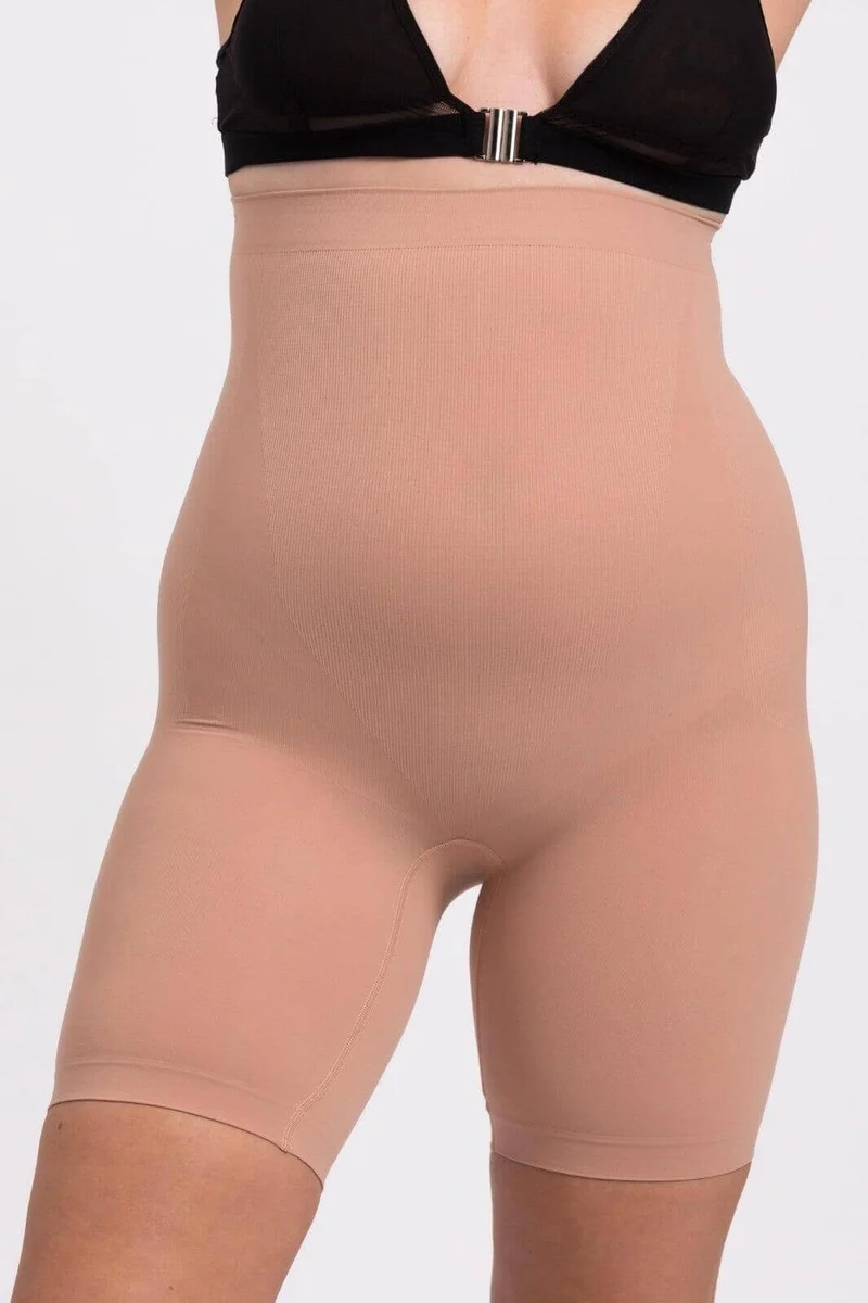 Lykkeland Ateliér - Alturra Highwaist Shaping Shorts - Tan