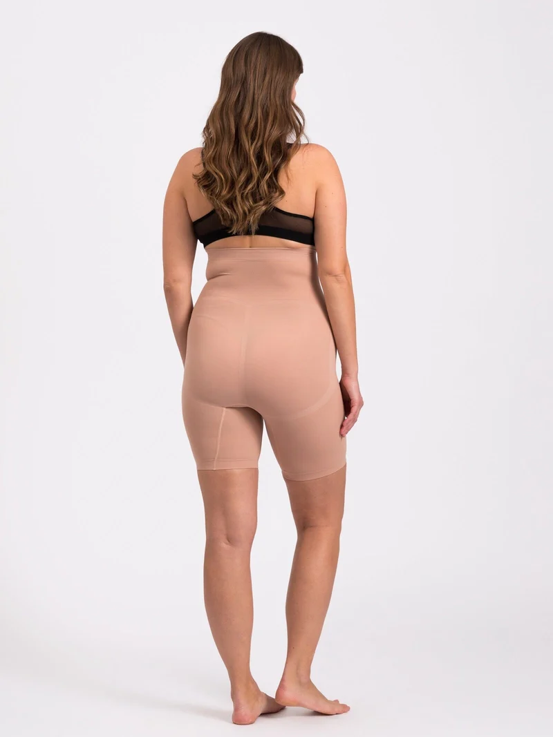 Lykkeland Ateliér - Alturra Highwaist Shaping Shorts - Tan