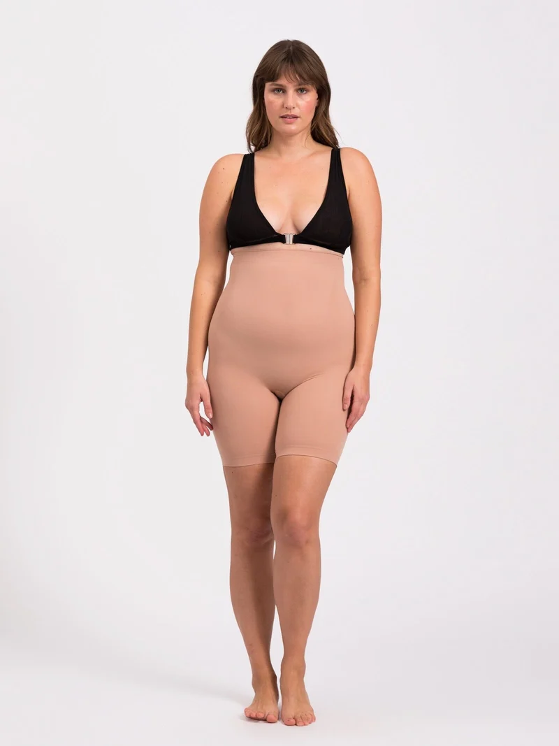Lykkeland Ateliér - Alturra Highwaist Shaping Shorts - Tan