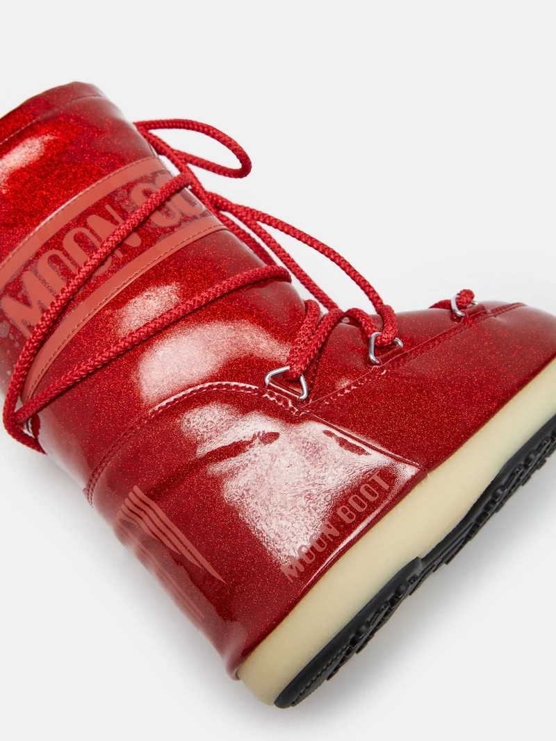 Moon Boot - Icon Jr Glitter 80D3400290 - D001 Red