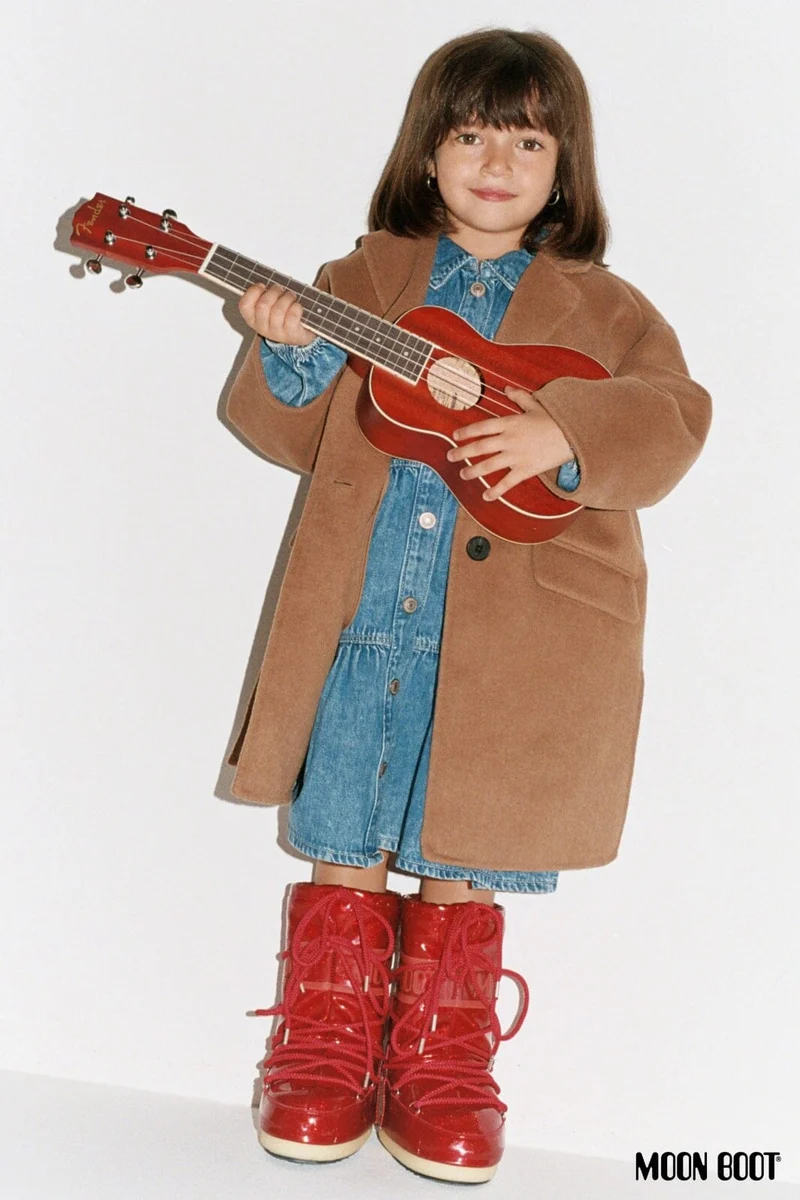Moon Boot - Icon Jr Glitter 80D3400290 - D001 Red