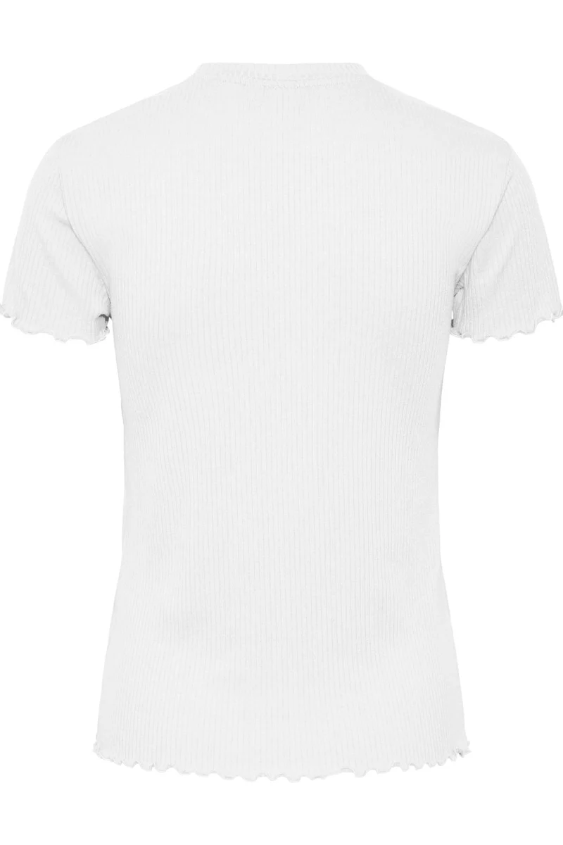 Pieces - Pcnicca Ss O-Neck Top - Bright White