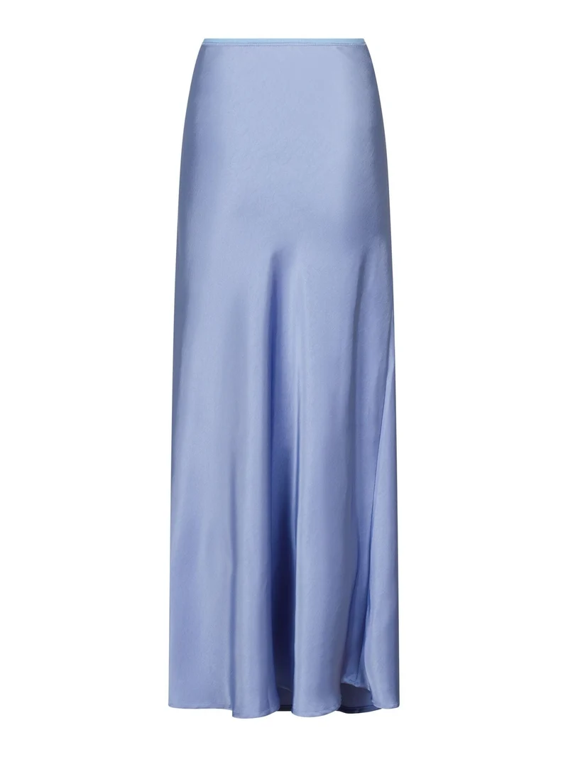 Neo Noir - Vicky Heavy Sateen Skirt - Lilac