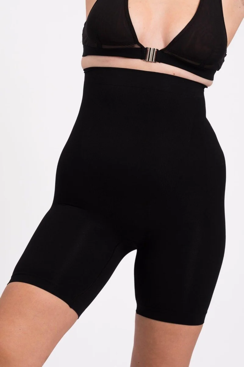 Lykkeland Ateliér - Alturra Highwaist Shaping Shorts - Black