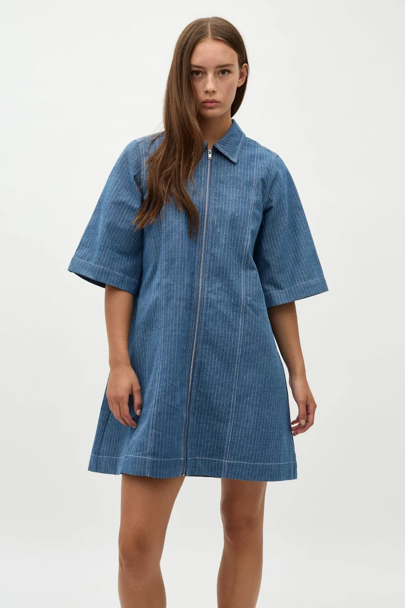 Global Funk - Mira Zip-G - P62 Blue Pinstripe
