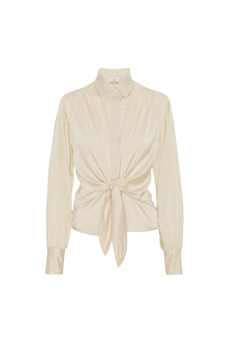 Karmamia - Lee Shirt - Porcelain