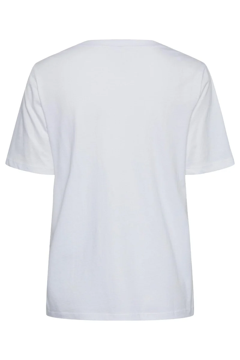 Pieces - Pcria Ss Solid Tee - 4280157 Bright White