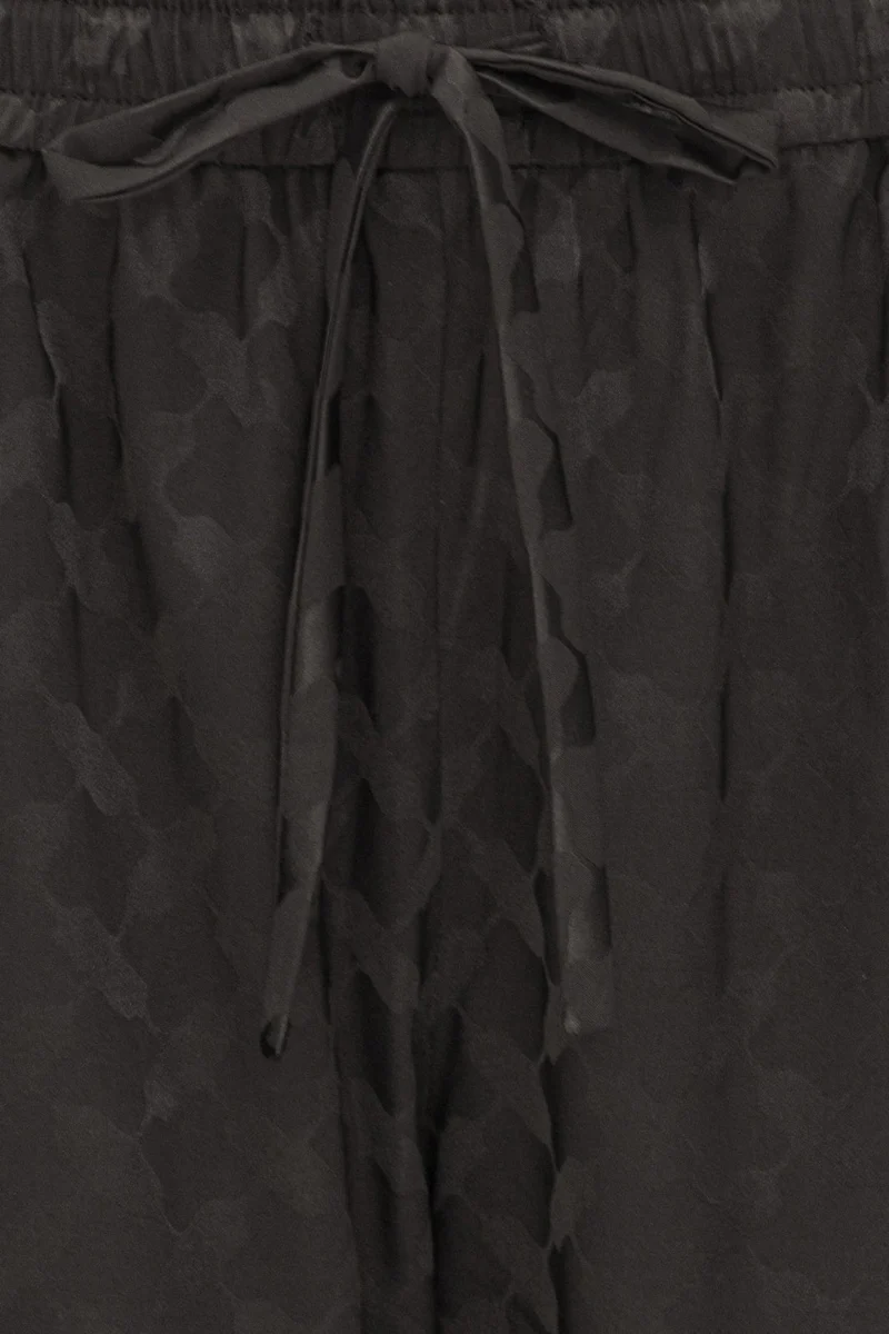 Karmamia - Cora Pants - Black Keffiyeh Jacquard