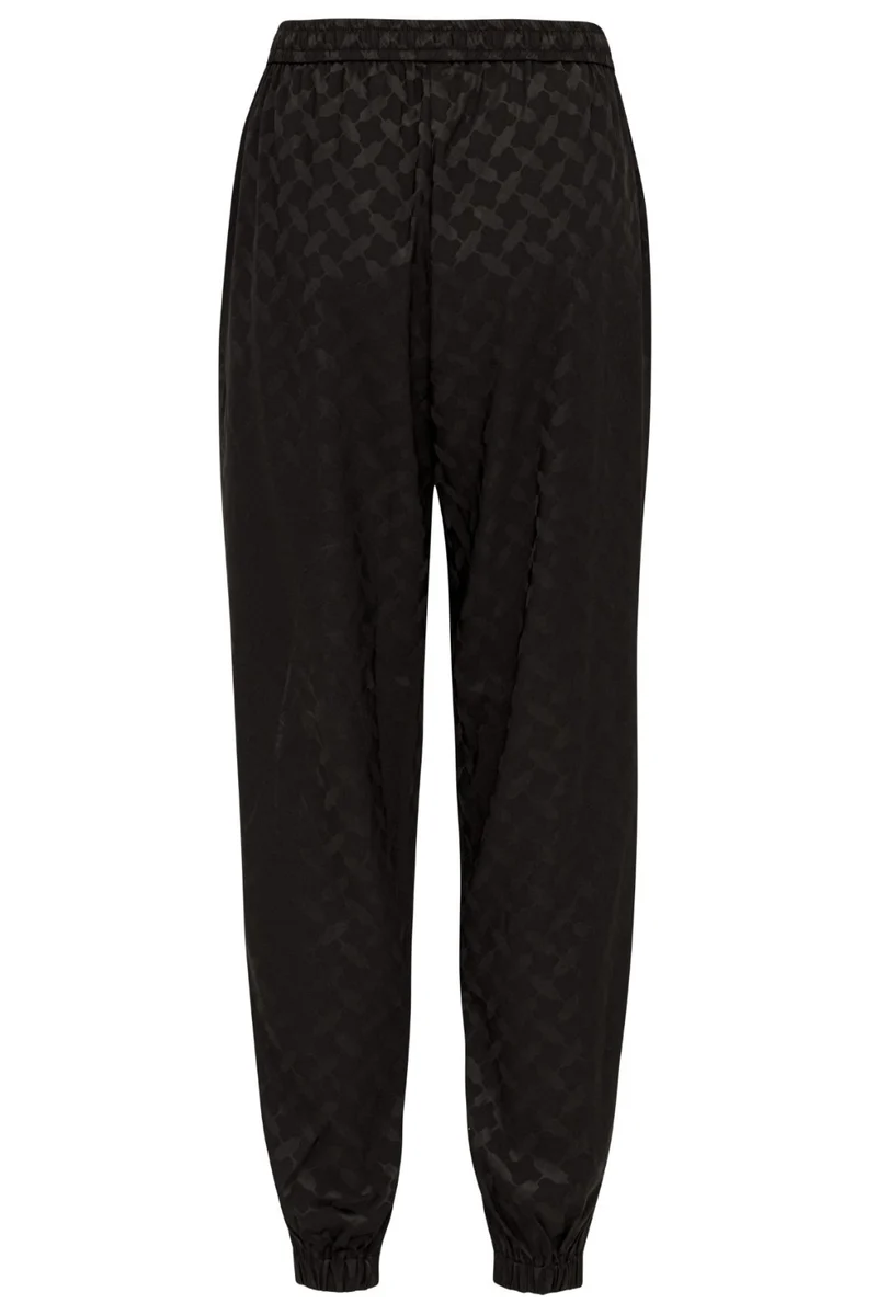Karmamia - Cora Pants - Black Keffiyeh Jacquard