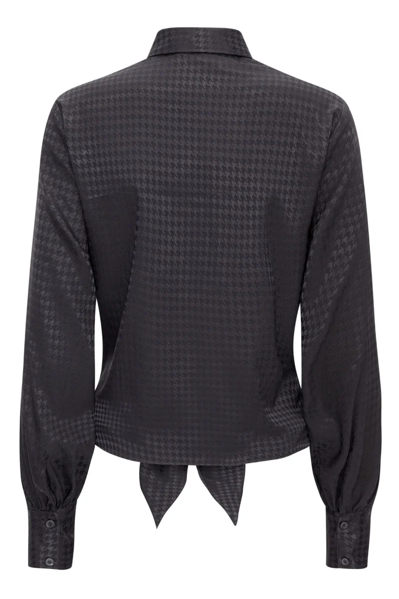 Karmamia - Lee Shirt - Navy Houndstooth