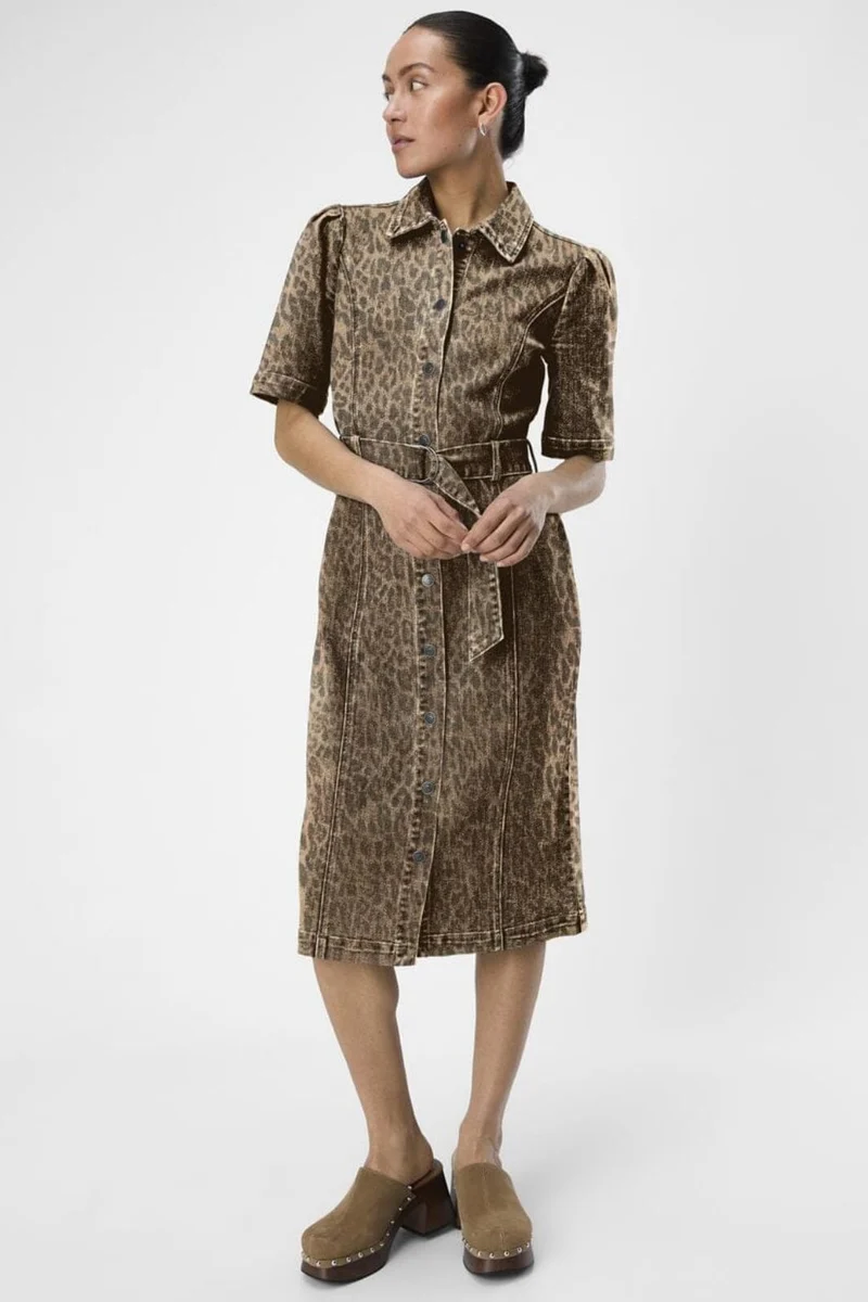 Object - Objseni Carol Denim Dress - 4743444 Incense Leo