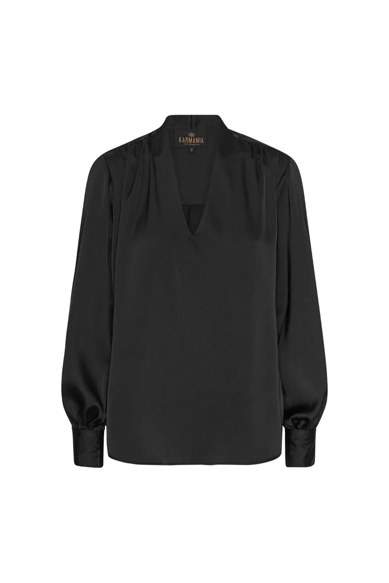Karmamia - Edith Blouse - Hammered Black