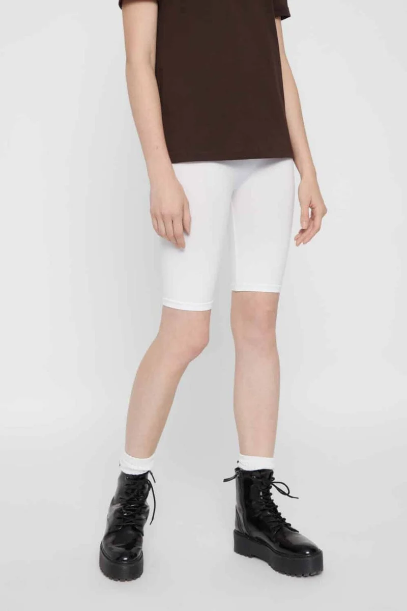 Pieces - PcLondon Shorts - Bright White