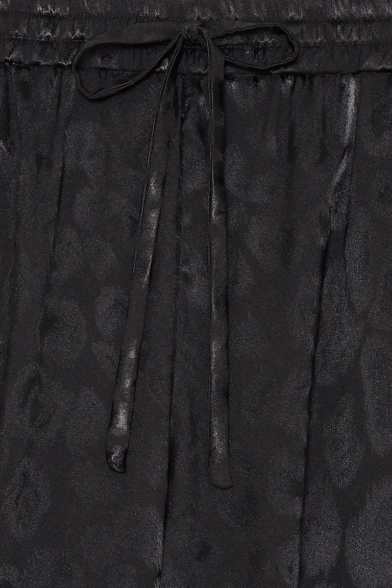 Karmamia - Cora Pants - Black Leo Jacquard