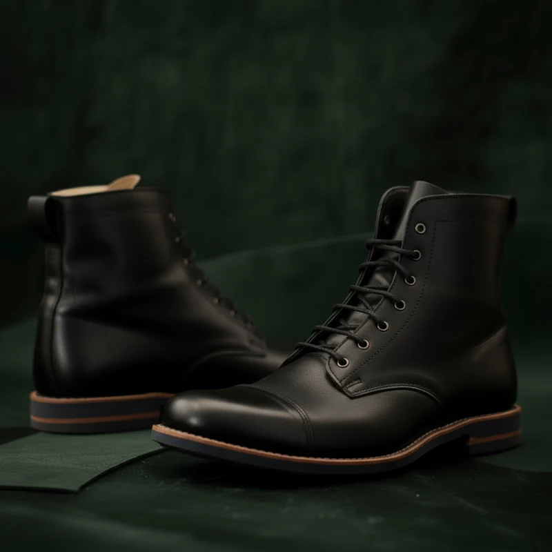 Tâmega Boots Black Rubber Sole