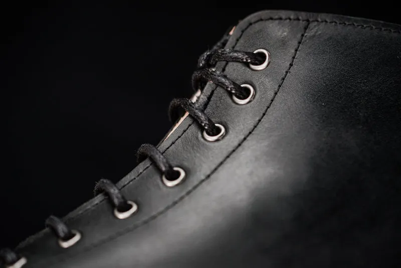 Tejo Black Boots Military Sole