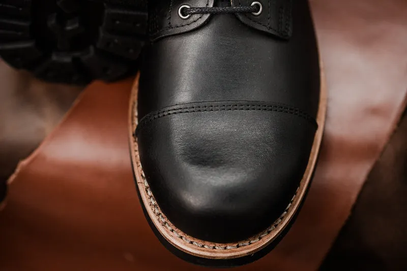 Tejo Black Boots Military Sole