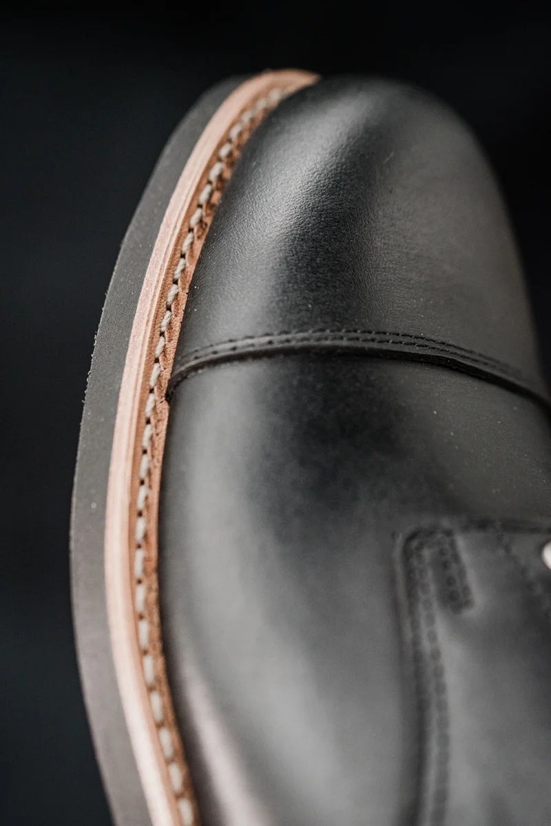 Tejo Black Boots Military Sole