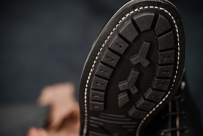 Tejo Black Boots Military Sole