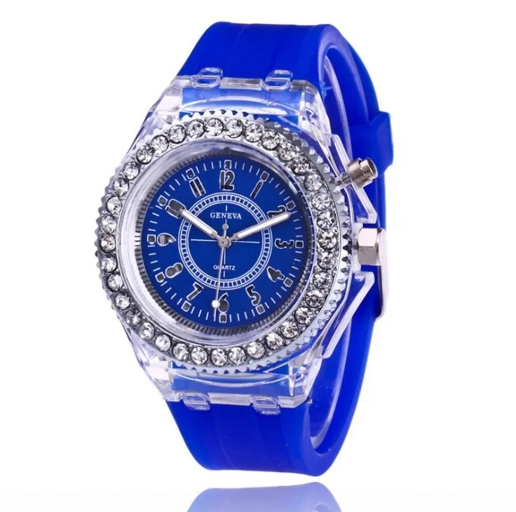 LED Watch – Armbanduhr mit Lichtfunktion und Silikonarmband
