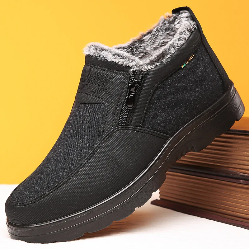 Unisex Winterstiefel mit Plüschfutter und Reißverschluss – Norvik