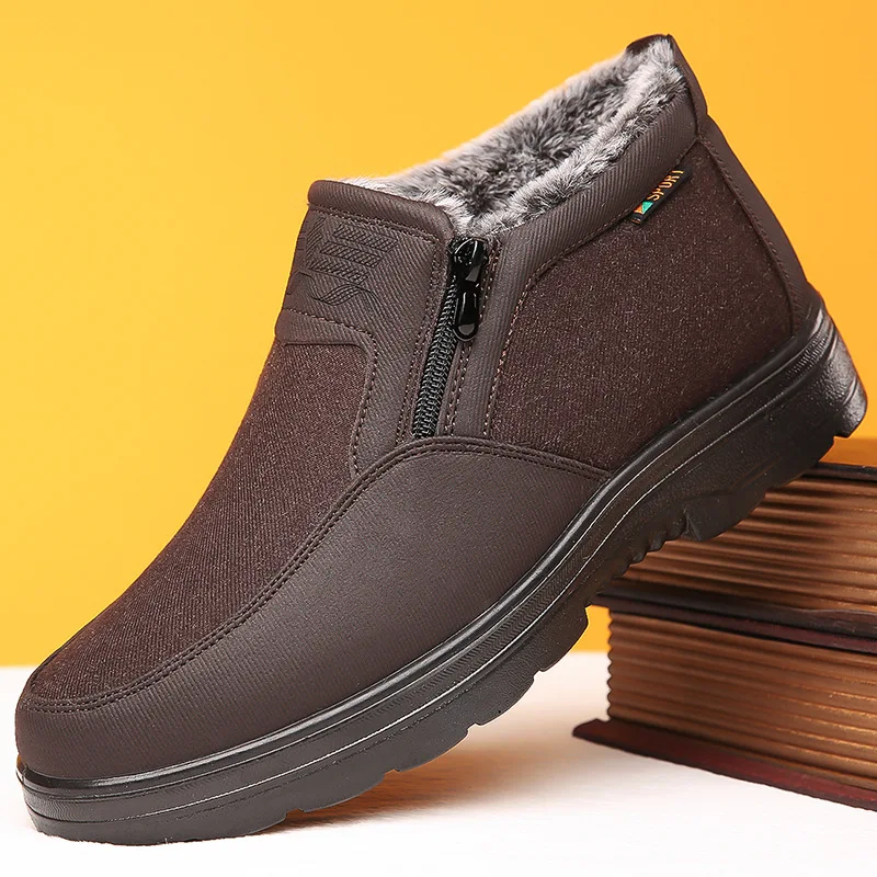 Unisex Winterstiefel mit Plüschfutter und Reißverschluss – Norvik