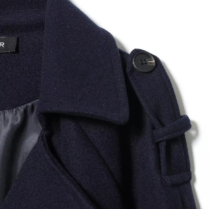Damen Trenchcoat mit Doppelknopfleiste und Gürtel – Valessa