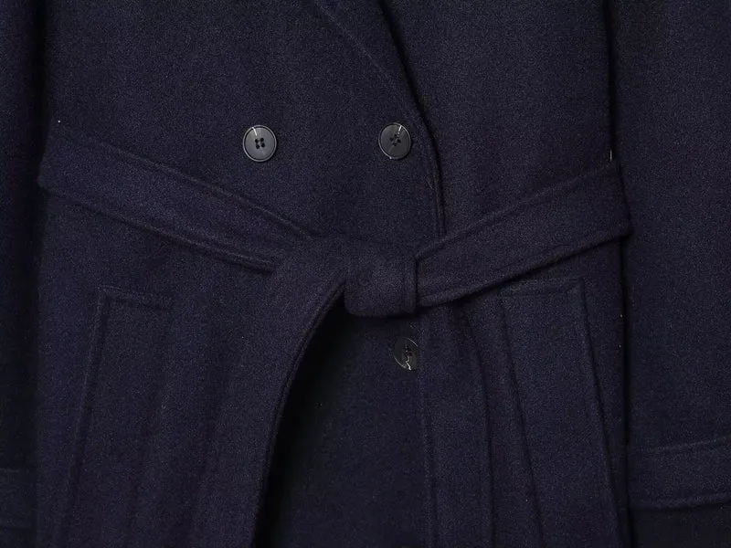 Damen Trenchcoat mit Doppelknopfleiste und Gürtel – Valessa