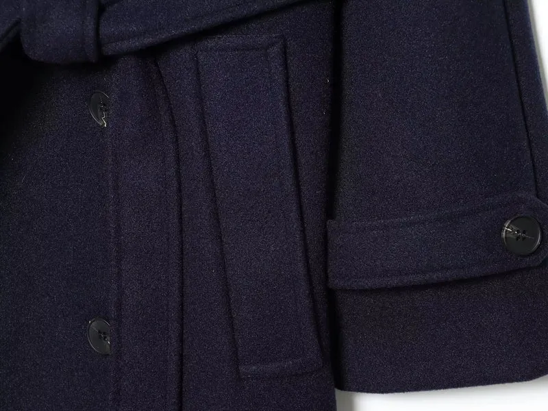 Damen Trenchcoat mit Doppelknopfleiste und Gürtel – Valessa