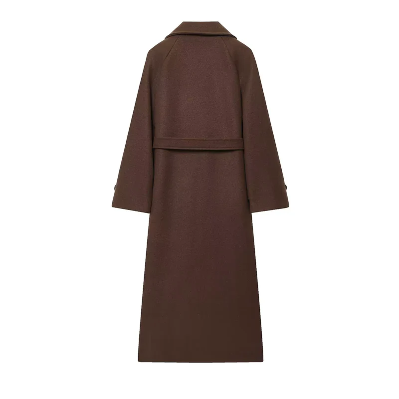Damen Trenchcoat mit Doppelknopfleiste und Gürtel – Valessa