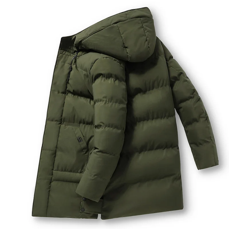 Herren Winter-Steppjacke mit Kapuze – Nordven