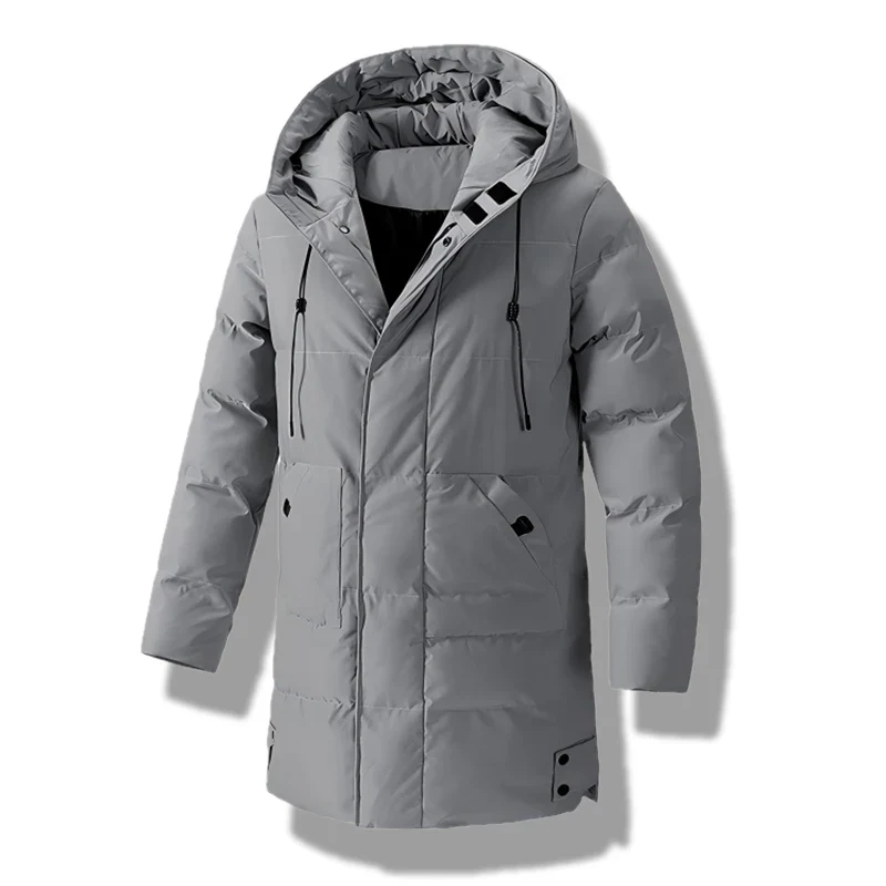 Herren Winter-Steppjacke mit Kapuze – Nordven