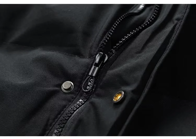 Herren Winter-Steppjacke mit Kapuze – Nordven