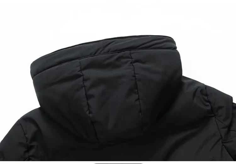 Herren Winter-Steppjacke mit Kapuze – Nordven