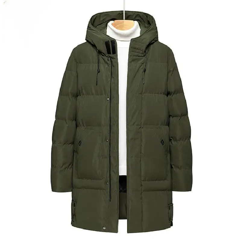 Herren Winter-Steppjacke mit Kapuze – Nordven