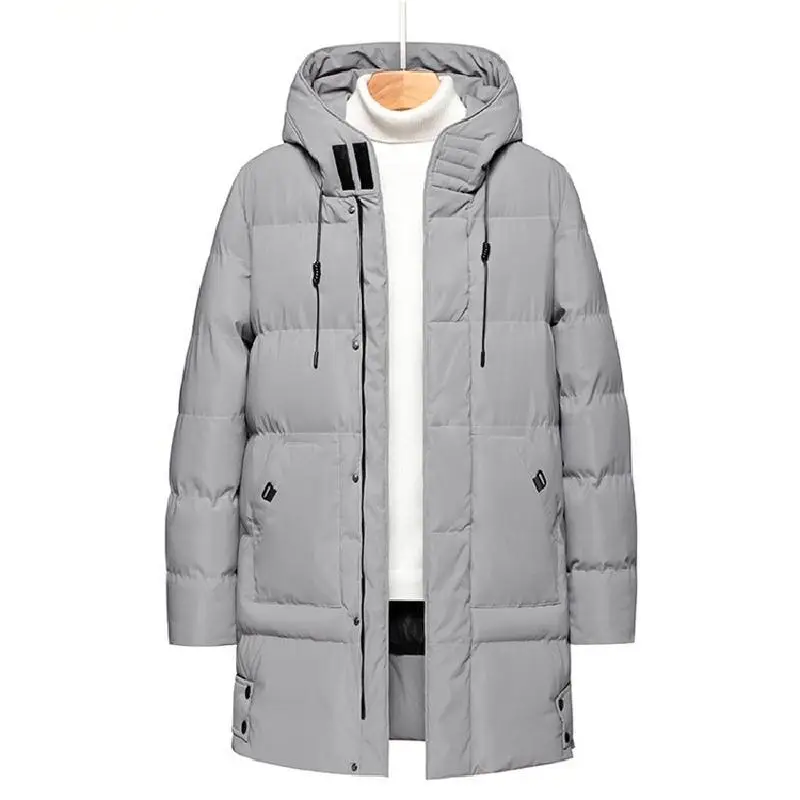 Herren Winter-Steppjacke mit Kapuze – Nordven