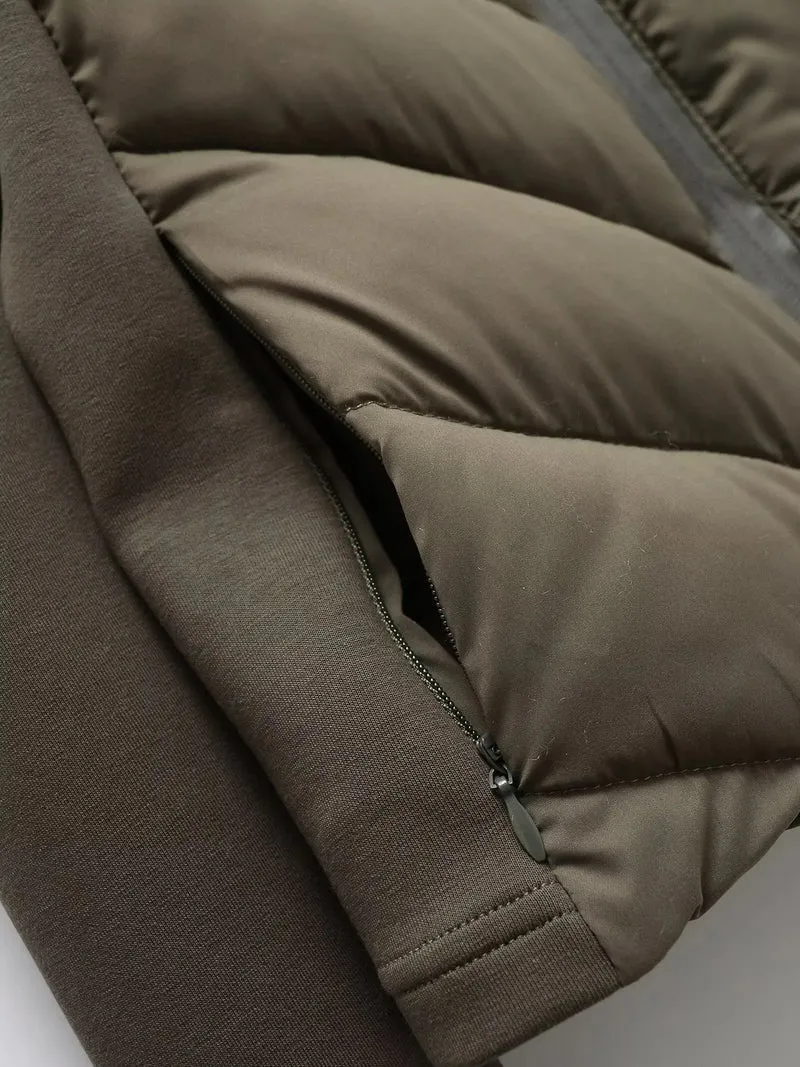 Elegante Damen Steppjacke mit Kapuze – Mireva