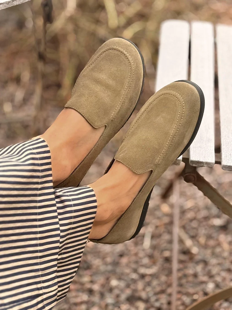 Eva Loafers — Khakigreen