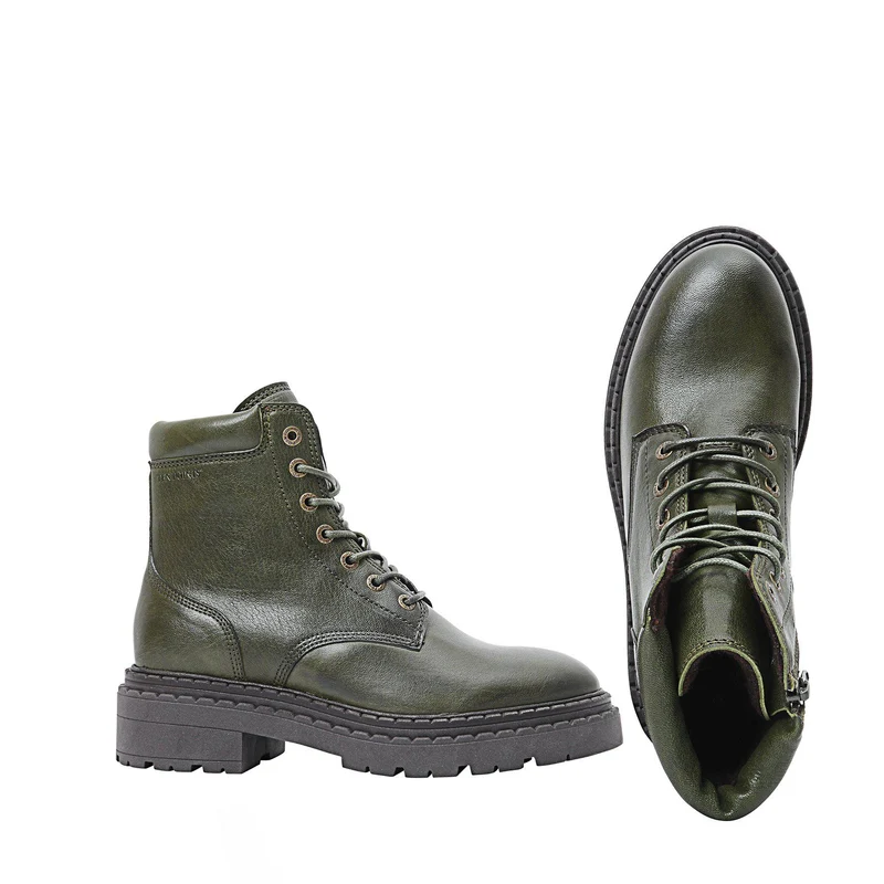Sonja Laced boots — Green