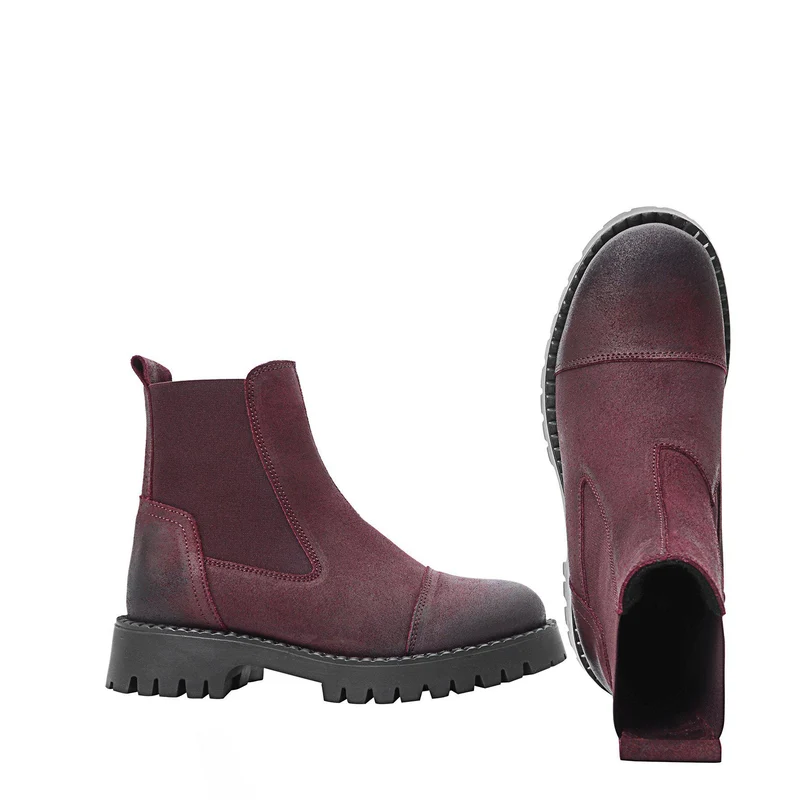 Penny Chelsea boots — Cabernet